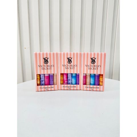 Set 5 Chai Xịt Thơm Victoria's Secret - Mùi Ngẫu Nhiên, Hương Thơm Tươi Mát, Quà Tặng Thời Trang Tuyệt Vời