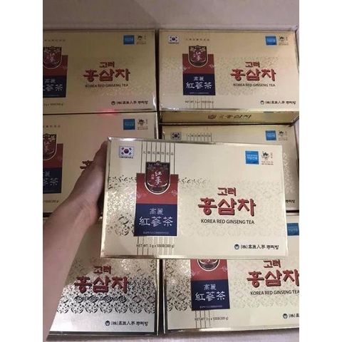 Trà Hồng Sâm HQ – Korea Ginseng Tea Hộp 100 Gói
