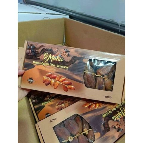 Chà Là Khô Nguyên Cành Deglet Nour hộp 500g