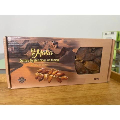 Chà Là Khô Nguyên Cành Deglet Nour hộp 500g