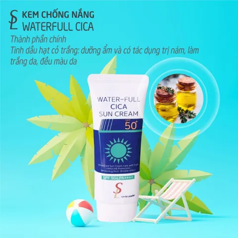 Kem Chống Nắng SMILE LEADER SPF 50+++ - Kiềm Dầu và Nâng Tone Da Tự Nhiên - 60ml Chính Hãng Hàn Quốc