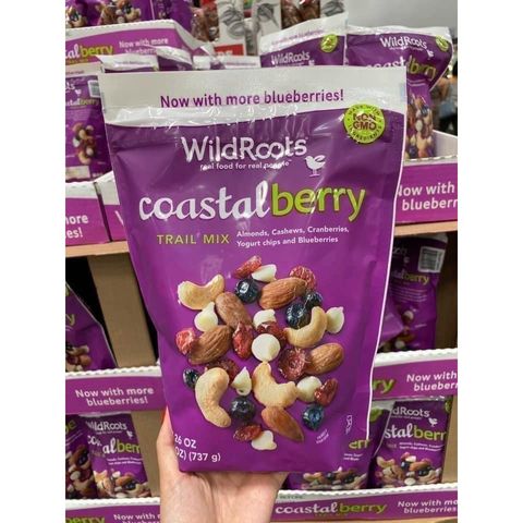 Hạt hỗn hợp WildRoots Coastal Berry Trail Mix 737g - Mỹ