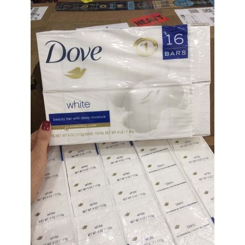 Lốc 16 Cục Xà Bông Dove Original 106G X 16 (Xanh Dương)