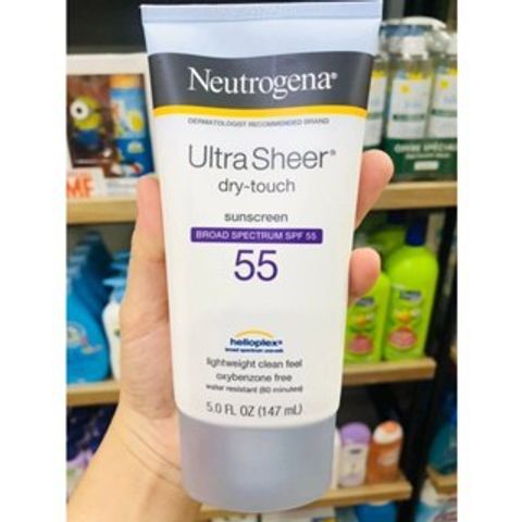 Kem Chống Nắng Neutrogena Ultra Sheer Dry-Touch SPF30-100 - Bảo vệ da tối ưu khỏi tia UV, chống nước, phù hợp với mọi loại da