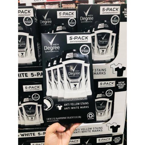 Lăn sáp khử mùi Degree Men Motionsense Ultra Clear Black White 231347