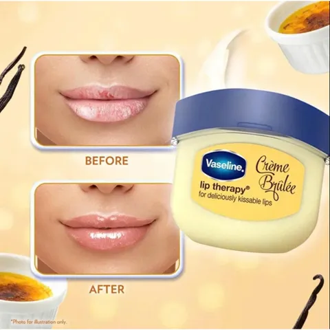 Sáp Dưỡng Môi Vaseline Creme Brulee Hương Vani Ngọt Ngào 7Gr