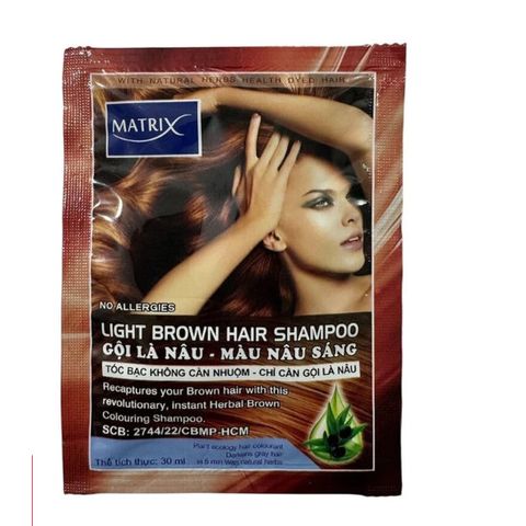 Dầu Gội Làm Đen Matrix 25ml - Giúp Tóc Đen Bóng Khỏe, Bảo Vệ Tóc Khỏi Tác Động Môi Trường, Phục Hồi Tóc Hư Tổn