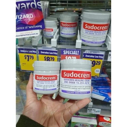 Kem Sudocrem Úc 125G - Chống Hăm Chàm Ban Đỏ Ngứa Cho Bé Sơ Sinh