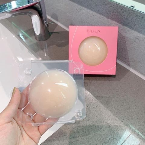 Hộp 2 cặp  Miếng Dán Ngực Nhiệt EBLIN - Miếng Dán Silicon Tăng Độ Full A Cup, Định Hình Vòng 1 Tự Nhiên, Trung Quốc