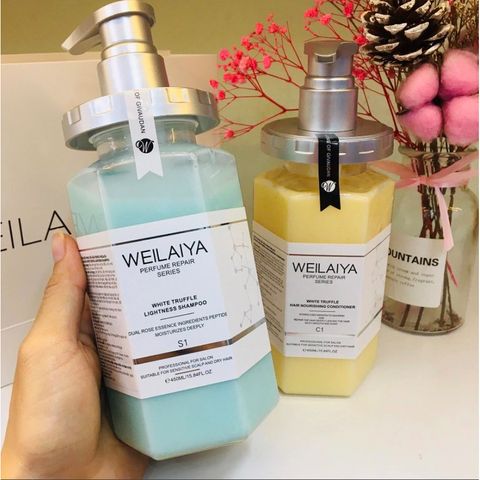 Combo Dầu Gội - Xả Phục Hồi Đa Tầng Nấm Truffle Weilaiya - 450ml