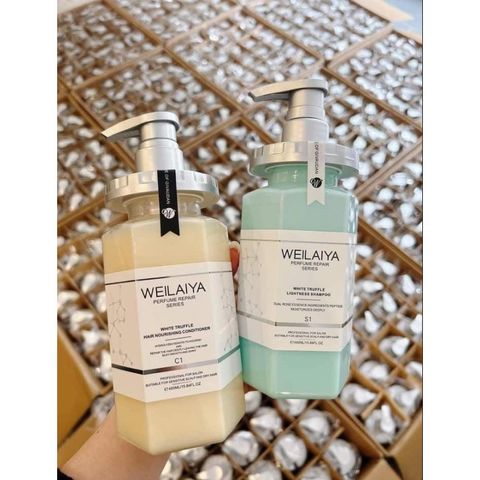 Combo Dầu Gội - Xả Phục Hồi Đa Tầng Nấm Truffle Weilaiya - 450ml