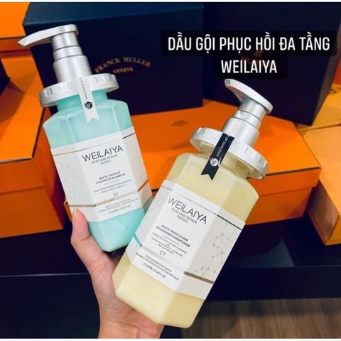 Combo Dầu Gội - Xả Phục Hồi Đa Tầng Nấm Truffle Weilaiya - 450ml