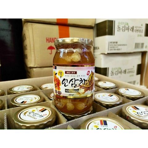 Sâm Mật Ong - Trà Nhân Sâm Mật Ong 580G Tăng Cường Sức Đề Kháng & Làm Đẹp Từ Thiên Nhiên, Thức Uống Bổ Dưỡng Hàng Ngày