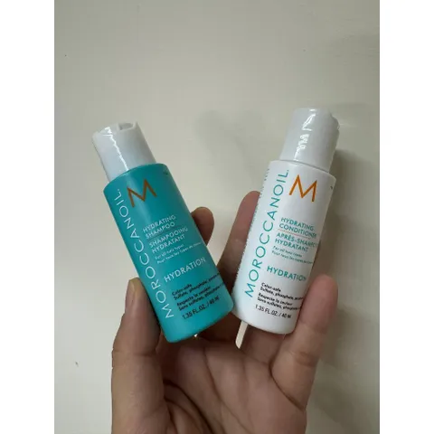 Minisize 40ml - mẫu thử Bộ Dầu Gội & Xả Siêu Mượt Moroccanoil
