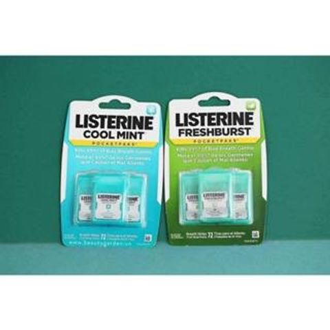 Viên Uống Thơm Miệng Listerine 72 Miếng - Đem Lại Hơi Thở Tươi Mát, Sạch Sẽ, Tiện Lợi Cho Mọi Lúc Giao Tiếp