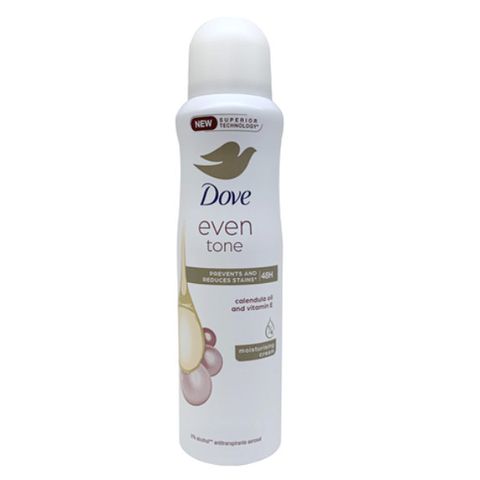 Xịt Khử Mùi Nữ Dove 150ml Mới - Xịt Thơm Cơ Thể, Kiểm Soát Mồ Hôi, Hương Dịu Nhẹ, Dành Cho Phái Đẹp, Sản Phẩm Chăm Sóc Cơ Thể