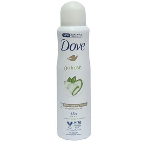 Xịt Khử Mùi Nữ Dove 150ml Mới - Xịt Thơm Cơ Thể, Kiểm Soát Mồ Hôi, Hương Dịu Nhẹ, Dành Cho Phái Đẹp, Sản Phẩm Chăm Sóc Cơ Thể
