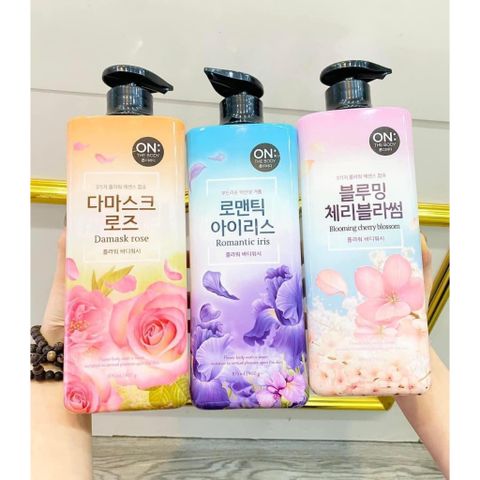 Sữa Tắm Dưỡng Da On The Body 900ml - Chăm Sóc Da Mềm Mại, Hương Thơm Dịu Nhẹ, Phù Hợp Với Da Nhạy Cảm