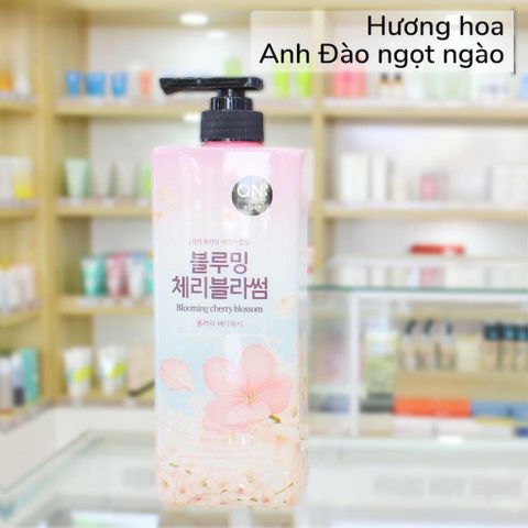 Sữa Tắm Dưỡng Da On The Body 900ml - Chăm Sóc Da Mềm Mại, Hương Thơm Dịu Nhẹ, Phù Hợp Với Da Nhạy Cảm