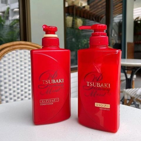 Dầu gội - xả dưỡng tóc bóng mượt Tsubaki premium - 490ml
