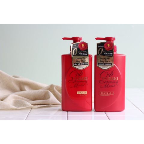 Dầu gội - xả dưỡng tóc bóng mượt Tsubaki premium - 490ml