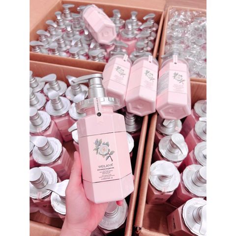 Combo Sữa Tắm và Dưỡng Thể Trắng Da Weilaiya 450ml - Nuôi Dưỡng và Làm Sáng Da Từ Thiên Nhiên, Thích Hợp Mọi Loại Da