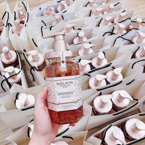 Combo Sữa Tắm và Dưỡng Thể Trắng Da Weilaiya 450ml - Nuôi Dưỡng và Làm Sáng Da Từ Thiên Nhiên, Thích Hợp Mọi Loại Da