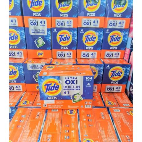 viên giặt Tide ultra oxi 4 in 1 - Mỹ 100% mẫu mới 773g