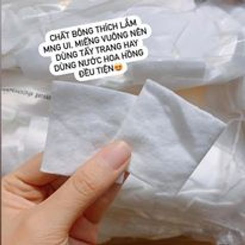 BÔNG TẨY TRANG S+ CARE TETRA LE SOIN LARETAT PUR PHÁP - 500 MIẾNG