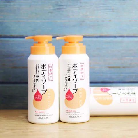Sữa tắm đậu nành Soy Milk 600ml - Nhật Bản