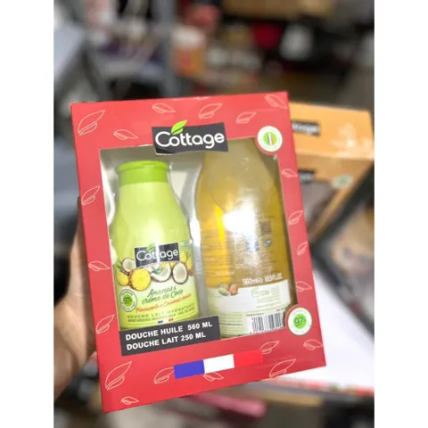 Set sữa tắm Cottage 2 chai