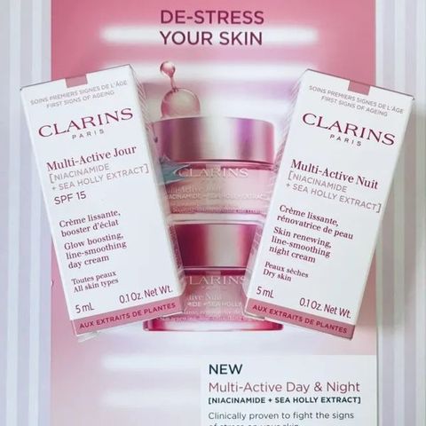 Kem chống nắng Clarins Multi-Active Jour 5ml