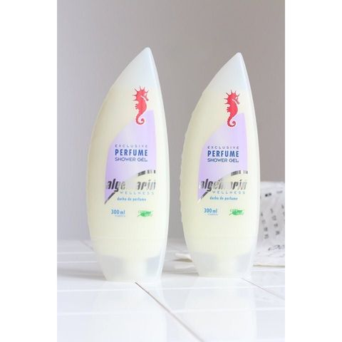 Sữa Tắm Cá Ngựa Algemarina Perfume 300ml & 600ml - Nuôi Dưỡng Da Mềm Mại, Hương Thơm Thư Giãn, Dành Cho Mọi Loại Da