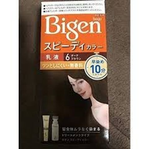 Nhuộm Tóc Bigen 6 Đen Nâu - Sản Phẩm Nhuộm Tóc Chất Lượng Cao, Giúp Tóc Bóng Mượt Tự Nhiên và Bền Màu