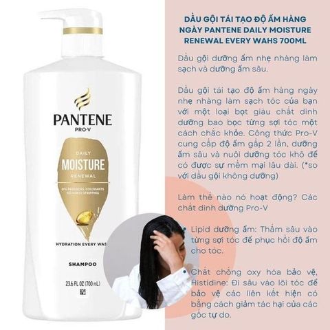 Dầu Gội & Dầu Xả Pantene 2in1 Shampoo & Conditioner - 700ml