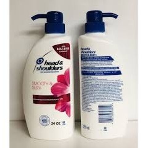 DẦU GỘI + XẢ SẠCH GÀU HEAD&SHOULDERS 2IN1 SMOOTH&SILKY 930ML - MỸ
