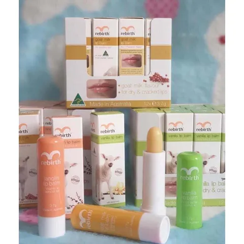 Son môi Rebirth Lanolin 3.7g - Chống khô nứt nẻ, Dưỡng ẩm tự nhiên cho môi, Thích hợp cho cả nam và nữ