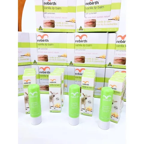 Son môi Rebirth Lanolin 3.7g - Chống khô nứt nẻ, Dưỡng ẩm tự nhiên cho môi, Thích hợp cho cả nam và nữ