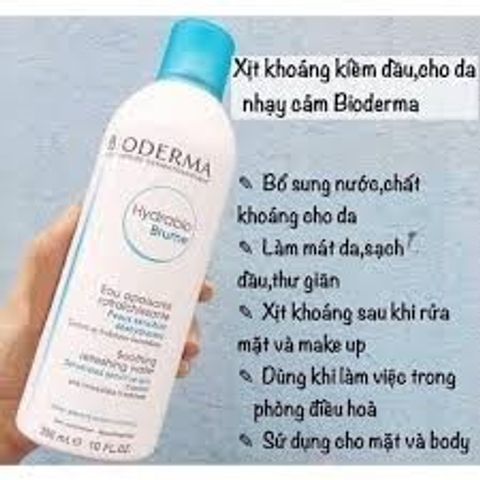 Xịt khoáng da nhạy cảm Bioderma Soothing Refreshing Water – 300ml