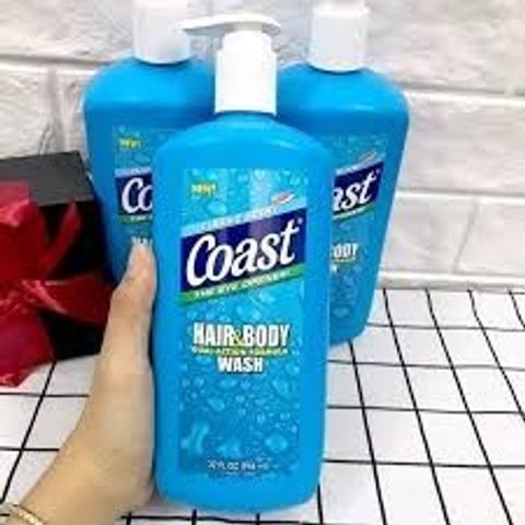 Sữa Tắm Gội 2 trong 1 Coast Classic Scent - Xà Bông Dưỡng Chất Cho Da và Tóc, Mùi Hương Tươi Mát, Chăm Sóc Cơ Thể Hiệu Quả