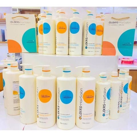 Cặp Dầu Gội Xả Phục Hồi Tóc Khô Hư Tổn Olexrs Argan Oil - Giải Pháp Khôi Phục Tóc Bóng Mượt Từ Thiên Nhiên