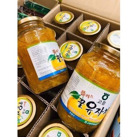 Trà Chanh Gừng Mật Ong Hàn Quốc - Thức Uống Giải Khát Lành Mạnh, Hương Vị Độc Đáo, Tăng Cường Sức Khỏe, Hỗ Trợ Tiêu Hóa