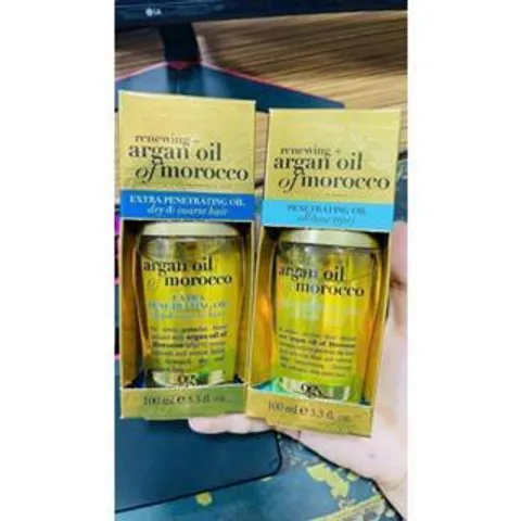 Tinh Dầu Dưỡng Tóc OgX Renewing Argan Oil Of Morocco 100ml - Phục Hồi Tóc Khô, Bóng Khỏe, Dễ Chải