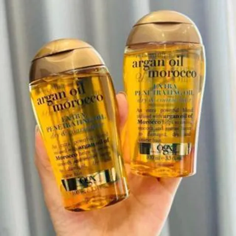 Tinh Dầu Dưỡng Tóc OgX Renewing Argan Oil Of Morocco 100ml - Phục Hồi Tóc Khô, Bóng Khỏe, Dễ Chải
