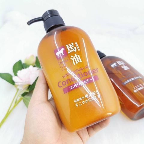 Gội - Xả Mỡ Ngựa Horse Oil Cosme Station Không Silicon -600ml