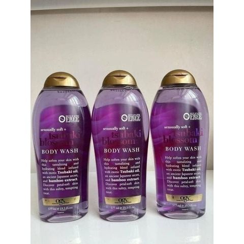 Sữa Tắm Tẩy Tế Bào Chết OGX 577ml - Dưỡng ẩm, Làm Sạch Da Từ Thiên Nhiên, Giáng Sinh Cùng Hương Thơm Dịu Nhẹ