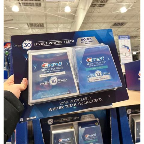 Set 2 hộp Miếng dán trắng răng Crest 3D whitestrips