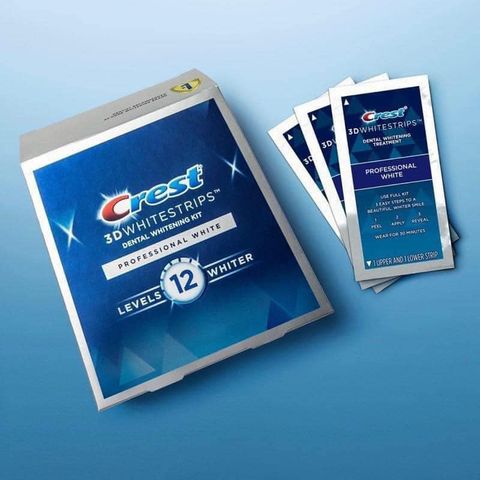 Set 2 hộp Miếng dán trắng răng Crest 3D whitestrips