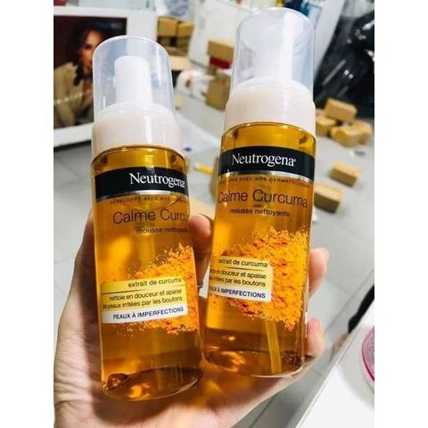 Sữa Rửa Mặt Tinh Chất Nghệ Neutrogena Calme Curcuma - 150ml