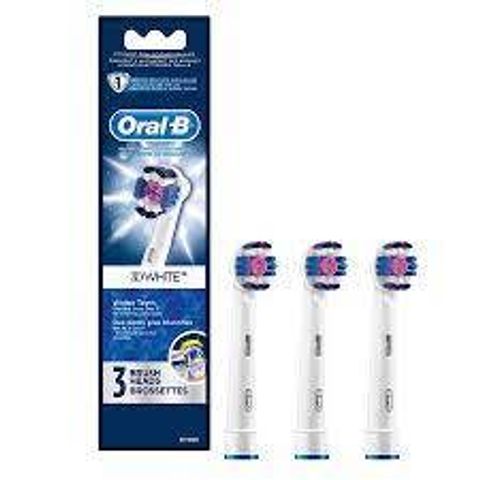 Set 3 Đầu Bản Chải Điện ORAL-B - 3D White